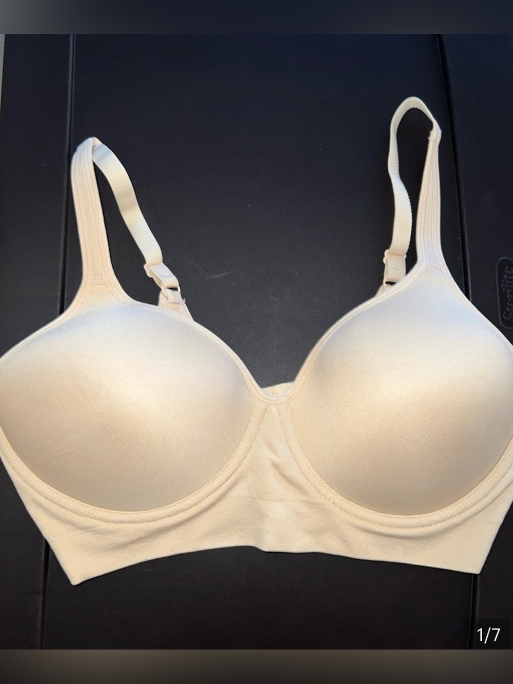 Truekind Wireless Lift T-Shirt Bra. Chai. Medium